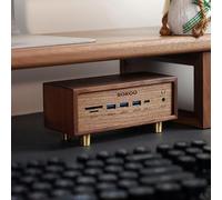 Hub USB 3.0 con 12 porte e controllo indipendente per una comoda espansione del desktop e configurazione di lavoro in stile retrò
