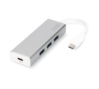 HUB USB 3.0 CON 3 PORTE USB 3.0 TIPO A E 1 PORTA TIPO C CONNETTORE MASCHIO TIPO C