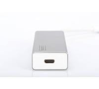 Digitus DA70242 Hub USB 3.0 con 3 Porte USB 3.0 Tipo "A" e 1 Porta Tipo "C", Connettore Maschio Tipo "C"