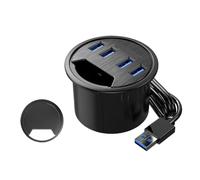 Hub USB 3.0 con porta microfono per cuffie lettore di schede di tipo C splitter adattatore OTG compatibile con occhiello desktop portatile(USB 3.0)