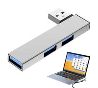 Hub USB 3.0 - Expander portatile, Extender di trasferimento rapido | Dissipazione del calore Splitter di porte ad alta velocità per laptop, PC, notebook, scuola, famiglia, famiglia, affari, viaggi, st