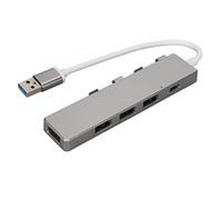 Hub USB 3.0, Hub USB 3xUSB2.0 Porte Quattro Porte per Computer Portatile (Grigio)