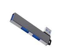 Hub USB 3.0 leggeri con 1 porta USB 3.0 e 2 porte USB 2.0, ideali per viaggi e uso quotidiano guscio in lega di alluminio
