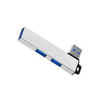 Hub USB 3.0 leggeri con 1 porta USB 3.0 e 2 porte USB 2.0, ideali per viaggi e uso quotidiano Shell in lega di alluminio Dock di espansione USB