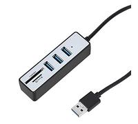 Hub USB 3.0 multi hub USB 3.0 splitter USB ad alta velocità TF lettore di schede SD all in per accessori per computer PC hub USB (colore: D)