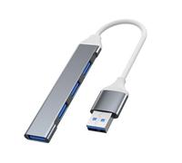 Hub USB 3.0 multifunzione, 4 porte, USB 3.0, 5 Gbps, plug and play