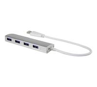 Renkforce 4 porte hub usb 3.0 contenitore in alluminio