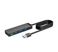 Hub USB 3.0, VENTION Porte Usb Multiple per PC 4 Porta Sdoppiatore USB Ultra Sottile Splitter per Laptop, Mac Mini/Pro, Surface Pro/XPS/ PS4/5 (1m)