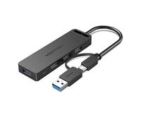 Hub usb 3.0 y tipo-c vention chtbb/4xusb/usb tipo-c pd