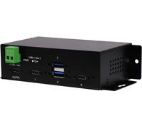 HUB USB 3.1 4-P. Connessioni 2xC/2xA incluso kit guida Din, cavo USB 3.1 1 m NEW
