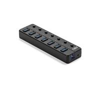 4741494 HUB USB 3.1 7 PORTE SEVEN BK FAST CHARGING COMPATIBILE 1.0/2.0