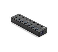 HUB USB 3.1 7 PORTE SEVEN BK FAST CHARGING COMPATIBILE 1.0/2.0