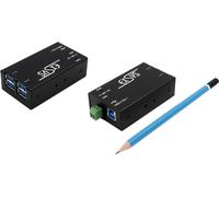 HUB USB 3.2 Gen 1 a 4 porte incluso cavo USB e kit guida Din NEW