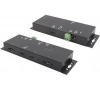 EXSYS 1190HMVSPD - Hub a 4 porte industriale USB 3.0, 3 A, 1 C, 15 kV ESD