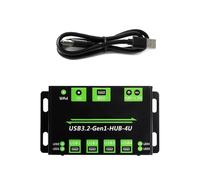 Hub USB 3.2 Gen1 a 4 porte con ampia tensione di ingresso e protezioni da sovracorrente della porta individuale