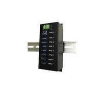 HUB USB 3.2 Gen1 esterno a 7 porte con protezione da sovratensione
