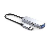 HUB USB 3.2 Type-C 5Gbps 60W PD Charging, Adattatore OTG, Convertitore USB Ad Alta Velocità A Type-C Grigio