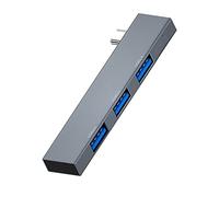 Hub USB 3 Porte In Lega di Alluminio Hub USB 2.0 Esteso Tipo C/USB PD Splitter Adattatore Spina Per Computer Portatile