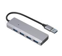 Hub USB 4 in 1, Adattatore Multiporta USB C, Trasmissione Veloce, Buona Dissipazione del Calore, Espansore Porta USB 3.0, Docking Station per Casa, Ufficio, Presentazioni,