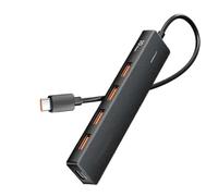 Hub USB 4 porte ABS USB 3.2 Adattatore multi splitter da 10 Gbps compatibile con computer PC portatile(USB-C3.2 10Gbps)