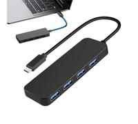 Hub USB a 4 porte | Hub connettore USB | Splitter USB di tipo C, trasferimento dati USB 3.0 ad alta velocità, hub adattatore USB multiporta 4 porte, hub USB a quattro porte di espansione per