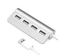 Hub USB a 4 porte USB-A Docking Station di espansione in alluminio USB2 0 Multi Interface Splitter Estensore per laptop 2 PZ