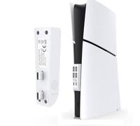 Hub USB a 6 porte di trasferimento dati Extender per PS5 Slim, 4 porte USB 2.0 +1 porta USB di ricarica +1 porta di tipo C 3.1, hub adattatore splitter USB per PS5 Slim Disc e console digitale (bianco