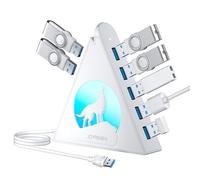 Hub USB a 7 porte, hub USB 3.0 JoyReken con cavo lungo 6,1 m, hub di estensione USB verticale per laptop, MacBook, unità flash, XPS, PC, unità flash, console di gioco, stampante, fotocamera, keyborad