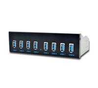 Hub USB a 8 porte USB3 5.25 Splitter per pannello frontale USB 3.0 Hub USB 3.0