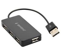 HUB, USB-A A 4XUSB-A, NERO; UHB-U2P4-04 (GEMBIRD) Qtà X 1