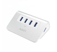 Hub USB-A AUKEY CB-H5 4in1 Design Mac Ultramoderno Compatto in Alluminio USB 3.0