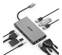 Acer HP.DSCAB.002 replicatore di porte e docking station per notebook USB 3.2 Gen 1 (3.1 Gen 1) Type-C Argento