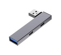Hub USB ad alta velocità a 2 interfacce di tipo C e USB per migliorare la connettività per dispositivi Android Windows
