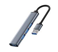 Hub USB Adattatore multipla porta USB 4 in 1 Con 1 porta USB 3.0 e 3 porte USB 2.0 per computer portatili Macbook Pro Windows e altri dispositivi con porte USB.