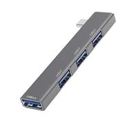 Hub USB - Adattatore multiporta leggero 30 g, hub di estensione durevole, supporto per trasmissione rapida | Connettore portatile per laptop, stampante, chiavetta USB, tastiera, configurazione d
