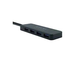 HUB USB AISENS A106-0399 GRIS CONECTORES 1*USB-A 3.0 MACHO / 4*USB-A 3.0 HEMBRA LONGITUD CABLE 30CM