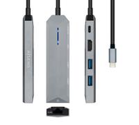 Hub USB Aisens ASUC-5P003-GR Grigio 100 W [1 Unità]