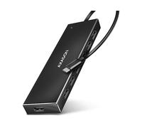 HUB USB AXAGON HUE-F7C 7x USB 3.2 Gen 1 ALU FLAT hub micro power IN 30cm USB-C