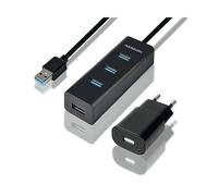 HUB USB AXAGON HUES2BP USB 3.2 Gen 1 4 porte