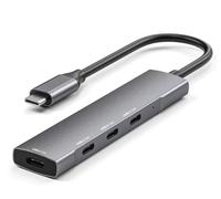 Hub USB C 3.0, adattatore multiporta da USB-C a C a 4 porte da 5 Gbps, hub portatile, splitter di tipo C per MacBook Pro/Air, iPhone 15 Pro Max/16, Dell XPS, Google Chromebook, laptop, ecc