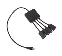 Hub USB C 4 Porte Tipo C Hub USB 2.0 Splitter Adattatore Ad Alta Velocità Convertitore Portatile Per PC Computer Telefono Portatile