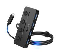 Hub USB C 4 Porte USB 3.0 con Cavo Lungo 100cm Sdoppiatore USB da 5 Gbps con