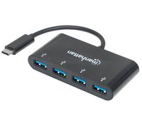 Hub USB-C 4 Porte USB-A 3.2 Gen 1 5Gbps - Manhattan IADAP USB31-HUB4