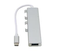 Hub USB C, 5 Porte, Ultra Alta velocità, Connettore USB 3.1 5Gbps, Alimentatore USB C Portatile, Win, Laptop OS X, Adattatore Porta USB C Multi per PC Laptop Phone, Supportato OTG