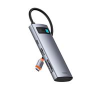 Hub USB C 7 in 1 Adattatore con HDMI 4K@60Hz PD 100W 3 USB A 3.0 5Gbps Lettore