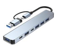 Hub USB C 7 in 1 con USB 3.0, porte USB 2.0 per MacBook Pro Air e altri dispositivi