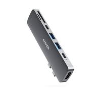 Hub USB C 7-in-2 PowerExpand Direct Anker per MacBook, con porta USB C Thunderbolt 3 (erogazione alimentazione 100 W), porta HDMI 4K, porta dati USB C e USB A 3.0, lettore schede SD e microSD