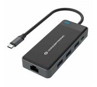Hub USB-C 7 Porte Conceptronic 110518107101 Nero Grigio 100 W [1 Unità]