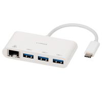 HUB, USB-C A 3 USB-A & NIC; CCUC UA (VIVANCO) Qtà X 1
