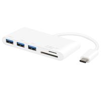 HUB, USB-C A 3 X LETTORE DI SCHEDE USB-A INC; CCUC 3CR (VIVANCO) Qtà X 1